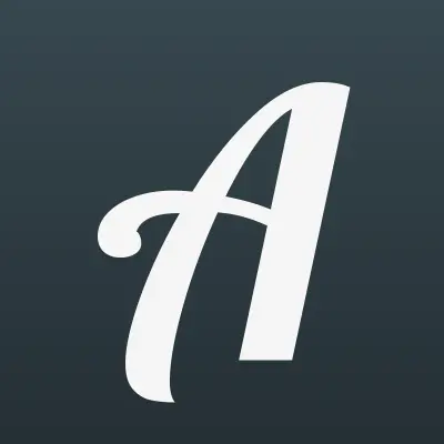 Alfa-MosStroy, салон дверей, лого-визитка
